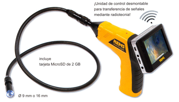 REMS CamScope camara endoscopio portatil