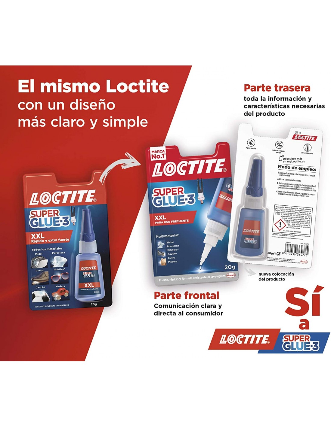 LOCTITE - Super Glue 3 XXL 20g - La colle Loctite Super Glue 3 XXL
